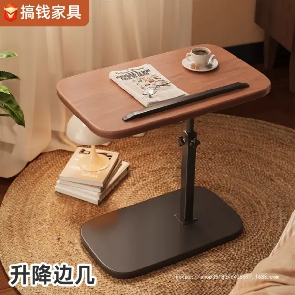 Swivel Side Table for Couch