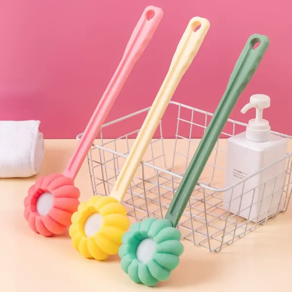 Long-Handled Bath Sponge / Back Scrubber