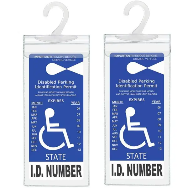 Handicap Parking Placard Holder / Protector
